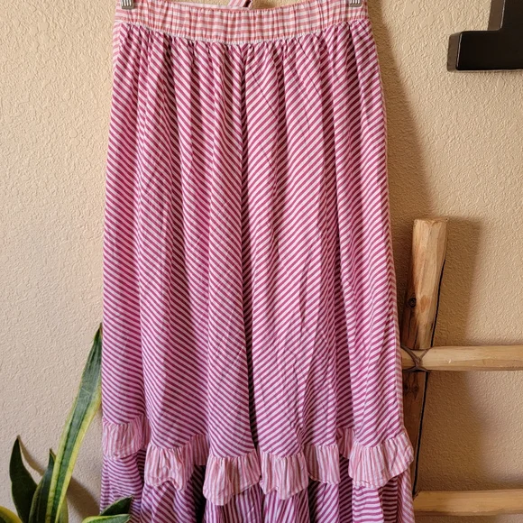 Maeve Anthropologie Penny Ruffled Midi Skirt - Picture 7 of 10